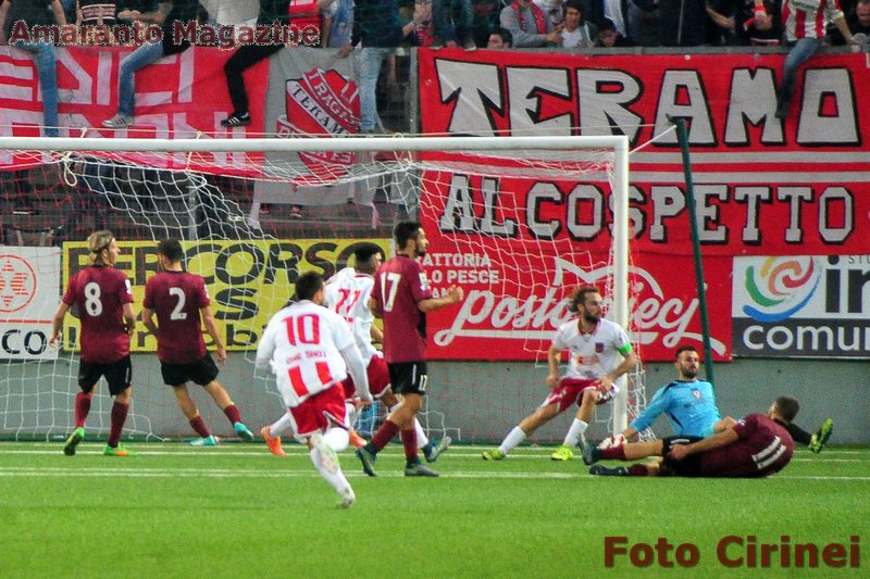 il gol di Amadio al minuto 93, una beffa per l'Arezzo